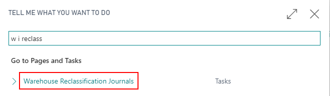 Move Inventory into a Quarantine Zone with the Warehouse Reclassification Journal