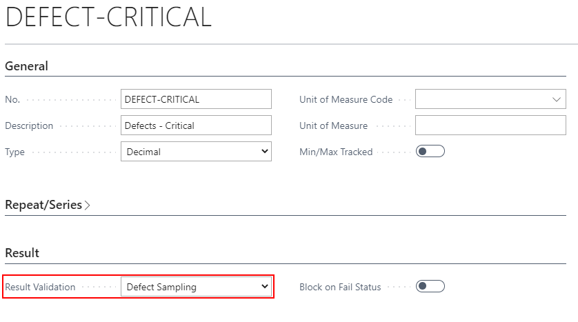 QC Defect Sampling