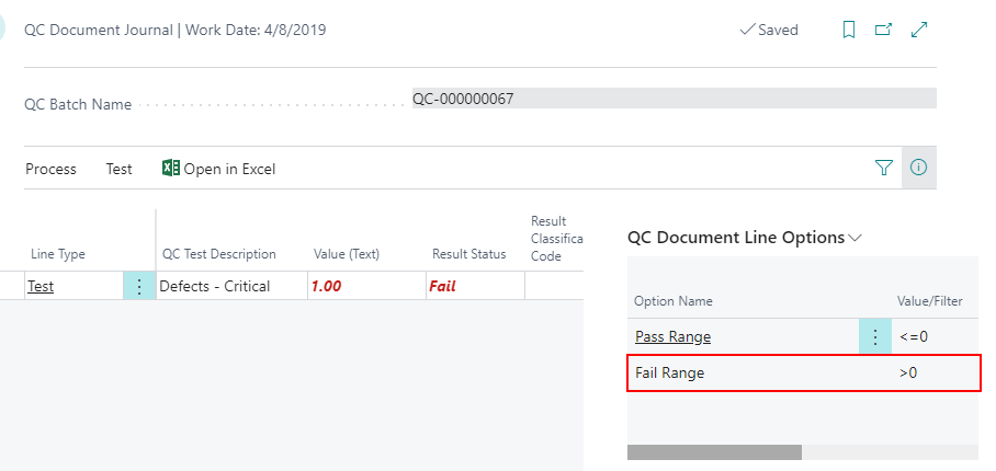 QC Defect Sampling