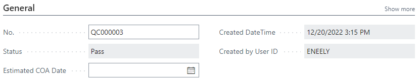 QC Documents