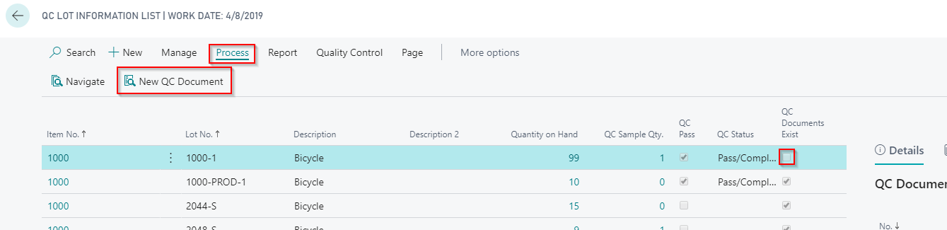 How to: Add Ad-hoc QC Documents