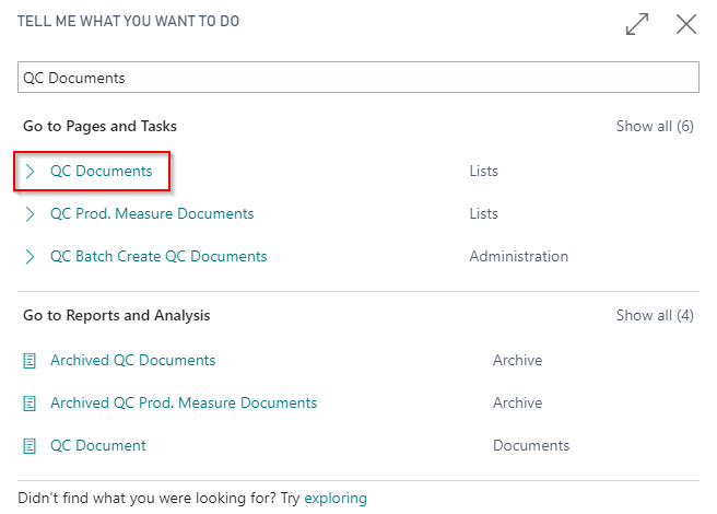 How to:Add QC Groups to System Generated QC Documents