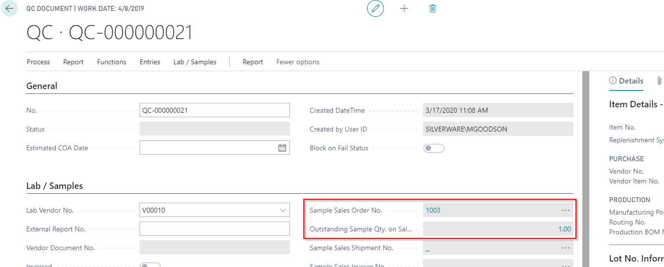 How to: Create Internal/External Samples