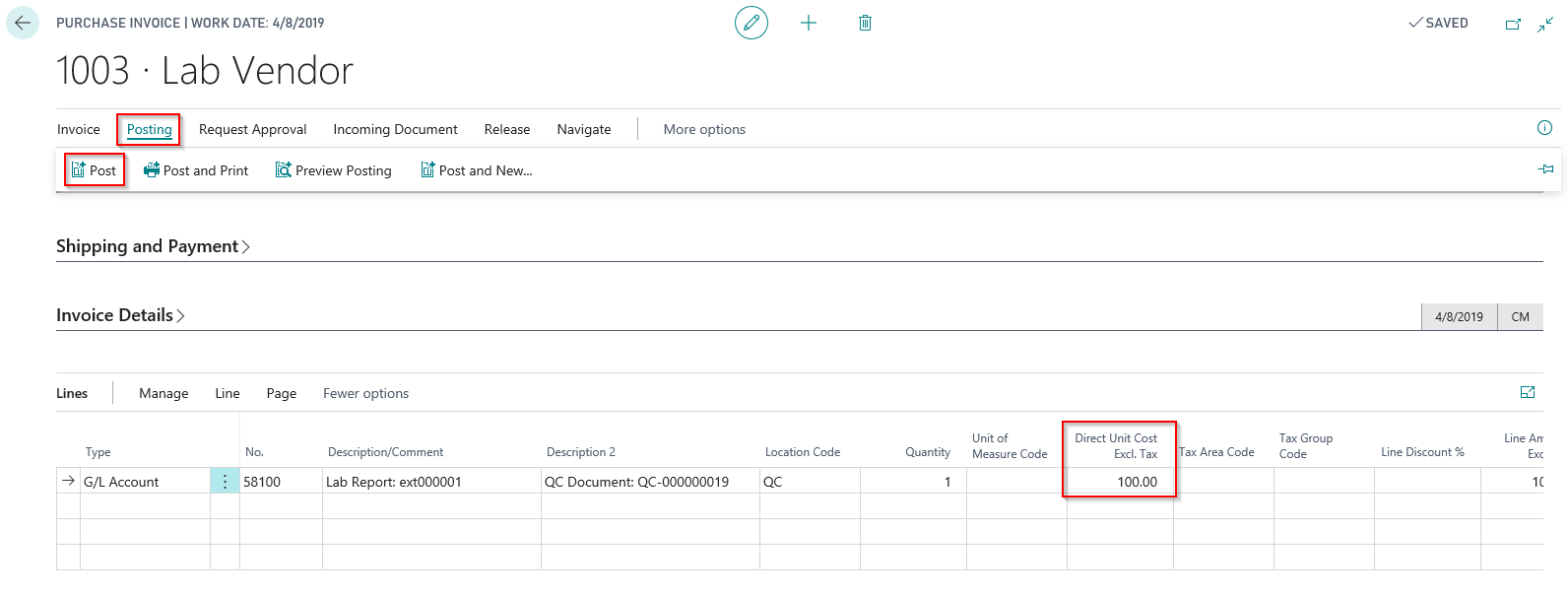 How to: Invoice Lab Expenses