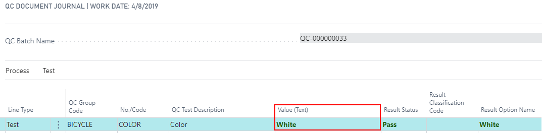How to: Post QC Result Entries