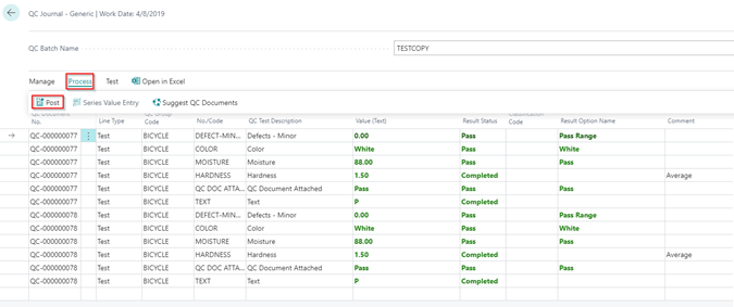 How to: Copy QC Results to Other Documents