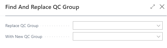 How to Use Use the Find and Replace QC Group Function